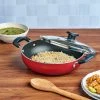 Vinod Cookware Vinod Zest Non Stick Kadai With Lid (Induction Friendly) Cookware 1 Vinod Cookware Vinod Zest Non Stick Kadai With Lid (Induction Friendly) Cookware