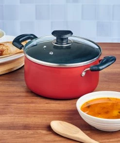 Vinod Cookware Vinod Zest Non Stick Casserole With Lid (Induction Friendly)