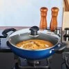 Vinod Cookware Vinod Zest Non Stick Kadai With Lid Cookware