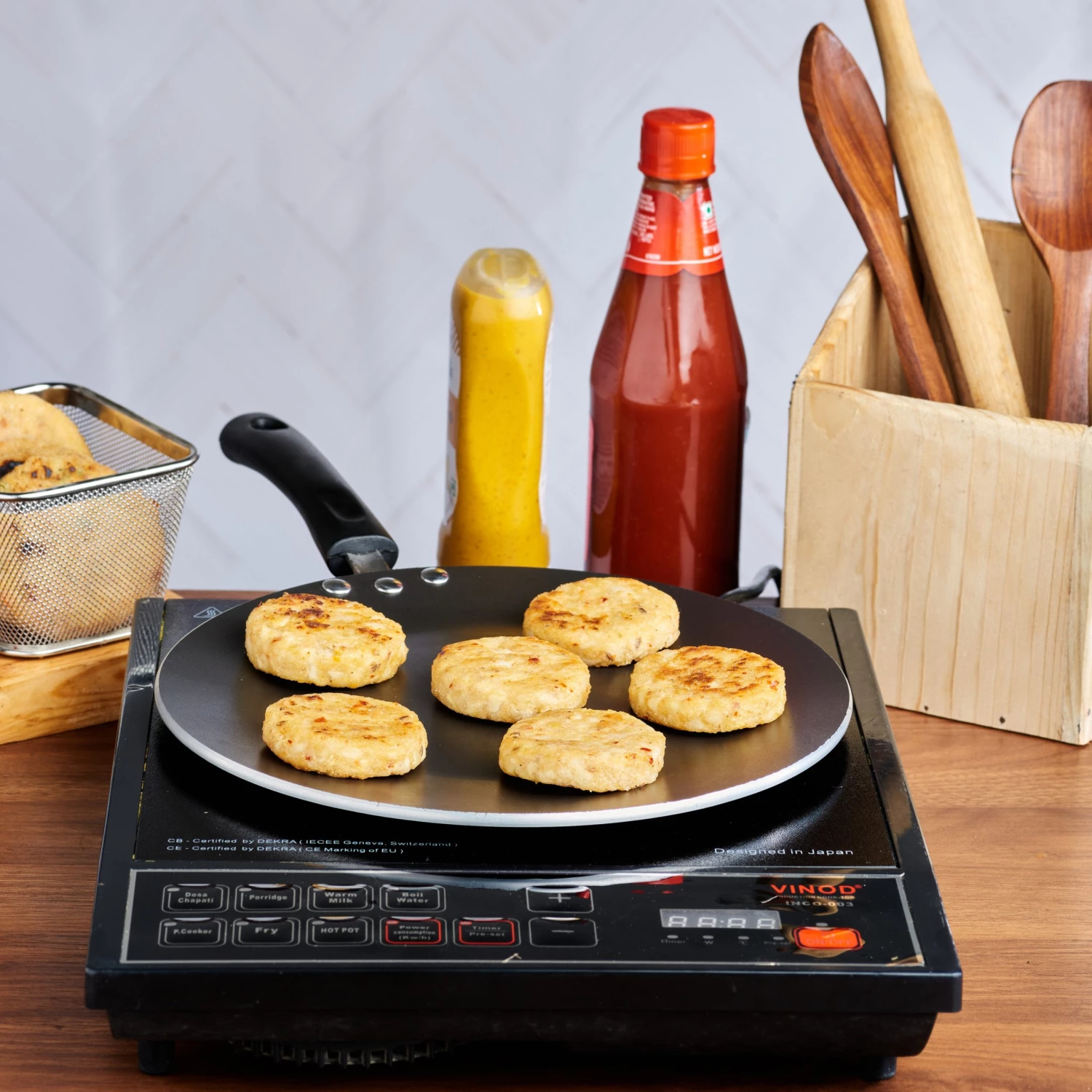 Vinod Cookware Cookware Vinod Zest Non Stick Concave Tawa (Induction Friendly) 3 Vinod Cookware Cookware Vinod Zest Non Stick Concave Tawa (Induction Friendly)