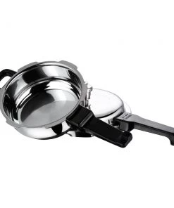 Vinod Cookware Vinod Platinum Triply Deep Pan Pressure Cooker (Induction Friendly) 10 Vinod Cookware Vinod Platinum Triply Deep Pan Pressure Cooker (Induction Friendly)