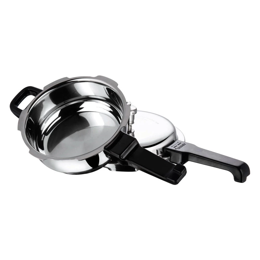 Vinod Cookware Vinod Platinum Triply Deep Pan Pressure Cooker (Induction Friendly) 6 Vinod Cookware Vinod Platinum Triply Deep Pan Pressure Cooker (Induction Friendly)