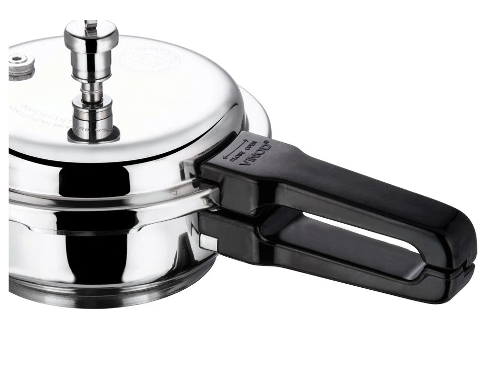 Vinod Cookware Vinod Platinum Triply Deep Pan Pressure Cooker (Induction Friendly) 5 Vinod Cookware Vinod Platinum Triply Deep Pan Pressure Cooker (Induction Friendly)
