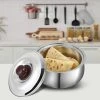Vinod Cookware Vinod - Kraft Belly Shape Roti Dabba 1.5 L CASSEROLE