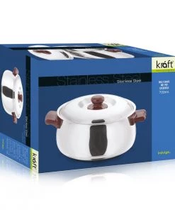 Vinod Cookware Vinod - Kraft Belly Shape Casserole