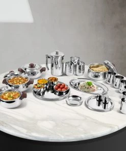 Vinod Cookware Vinod - Kraft Celebration Dinner Set 60 Pc