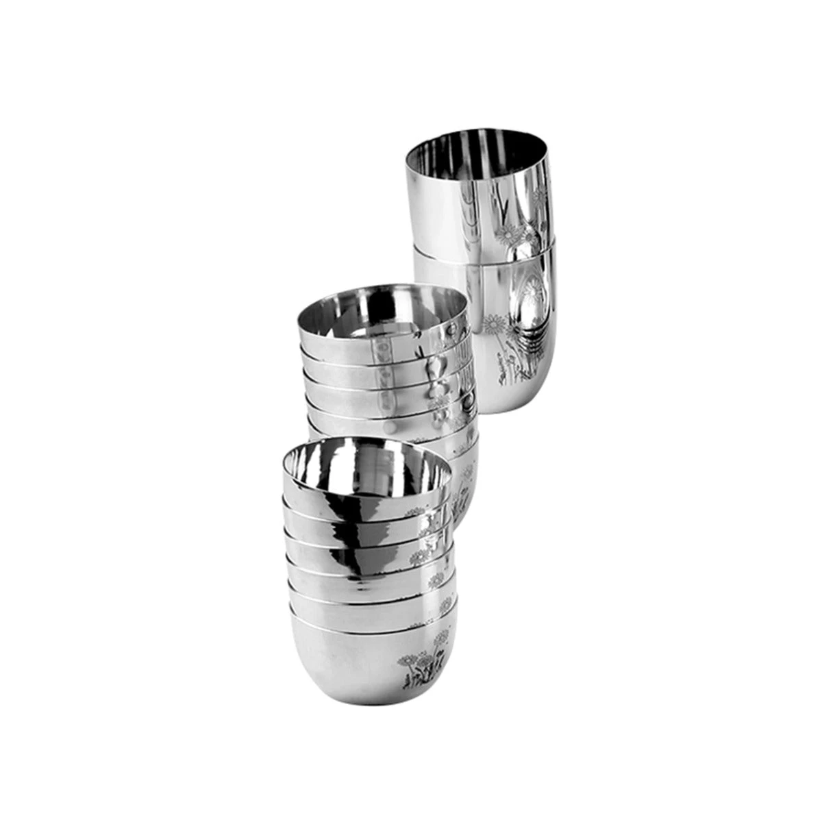 Vinod Cookware Kraft Stainlesss Steel Pattern Dinner Set 41 Pc Kraft Serveware 8 Vinod Cookware Kraft Stainlesss Steel Pattern Dinner Set 41 Pc Kraft Serveware