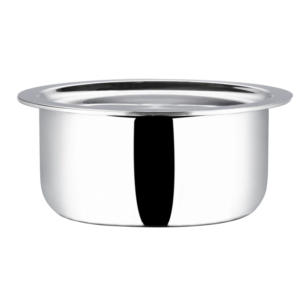 Vinod Cookware Vinod Platinum Triply Stainless Steel Tope With Lid (Induction Friendly) Cookware 4 Vinod Cookware Vinod Platinum Triply Stainless Steel Tope With Lid (Induction Friendly) Cookware