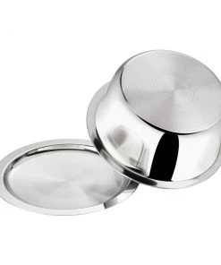 Vinod Cookware Vinod Platinum Triply Stainless Steel Tope With Lid (Induction Friendly) Cookware 8 Vinod Cookware Vinod Platinum Triply Stainless Steel Tope With Lid (Induction Friendly) Cookware
