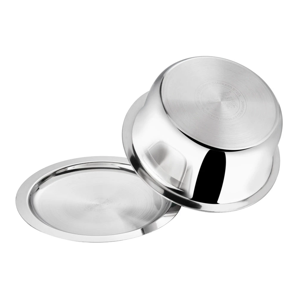 Vinod Cookware Vinod Platinum Triply Stainless Steel Tope With Lid (Induction Friendly) Cookware 5 Vinod Cookware Vinod Platinum Triply Stainless Steel Tope With Lid (Induction Friendly) Cookware