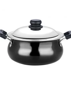 Vinod Cookware Vinod Hard Anodised Handi With Lid (Induction Friendly)