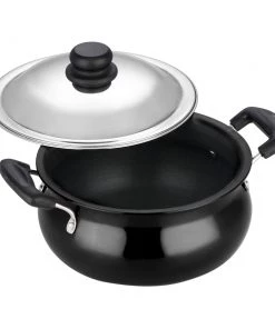 Vinod Cookware Vinod Hard Anodised Handi With Lid (Induction Friendly)
