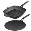 Vinod Cookware Cookware Vinod Legacy Pre-Seasoned Cast Iron Combo Set (Induction Friendly)