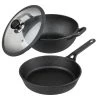 Vinod Cookware Vinod Legacy Pre-Seasoned Cast Iron Combo Set (Induction Friendly) 2 Vinod Cookware Vinod Legacy Pre-Seasoned Cast Iron Combo Set (Induction Friendly)
