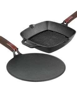 Vinod Cookware Cookware Vinod Legacy Pre-Seasoned Cast Iron Combo Set (Induction Friendly)