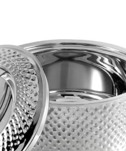 Vinod Cookware Vinod - Kraft Stainless Steel Hammered Casserole 13 Vinod Cookware Vinod - Kraft Stainless Steel Hammered Casserole