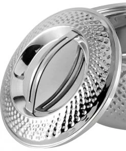 Vinod Cookware Vinod - Kraft Stainless Steel Hammered Casserole 14 Vinod Cookware Vinod - Kraft Stainless Steel Hammered Casserole