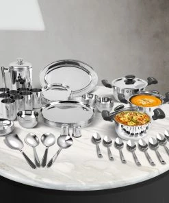 Vinod Cookware Kraft Serveware Vinod - Kraft Jubilee Dinner Set 75 Pc