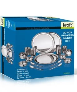 Vinod Cookware Kraft Serveware Vinod - Kraft Princess Dinner Set - 20 Pc 13 Vinod Cookware Kraft Serveware Vinod - Kraft Princess Dinner Set - 20 Pc