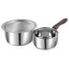 Vinod Cookware Cookware Vinod Regular Saucepan (1Litre) & Capsule Bottom Tope (1.8Litre) With Lid (Induction Friendly) 2 Vinod Cookware Cookware Vinod Regular Saucepan (1Litre) & Capsule Bottom Tope (1.8Litre) With Lid (Induction Friendly)