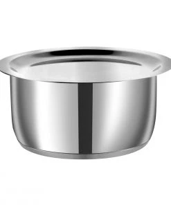 Vinod Cookware Vinod Capsule Bottom Tope (1.4 Litre) With Lid & Regaular Saucepan (0.8 Litre) (Induction Friendly) Cookware 12 Vinod Cookware Vinod Capsule Bottom Tope (1.4 Litre) With Lid & Regaular Saucepan (0.8 Litre) (Induction Friendly) Cookware