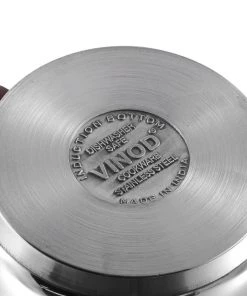 Vinod Cookware Vinod Capsule Bottom Tope (1 Litre) With Lid & Regular Saucepan (1.8 Litre) (Induction Friendly)