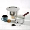 Vinod Cookware Vinod Capsule Bottom Tope (1 Litre) With Lid & Regular Saucepan (1.8 Litre) (Induction Friendly)