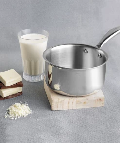 Vinod Cookware Cookware Vinod Platinum Triply Stainless Steel Milkpan (Induction Friendly)