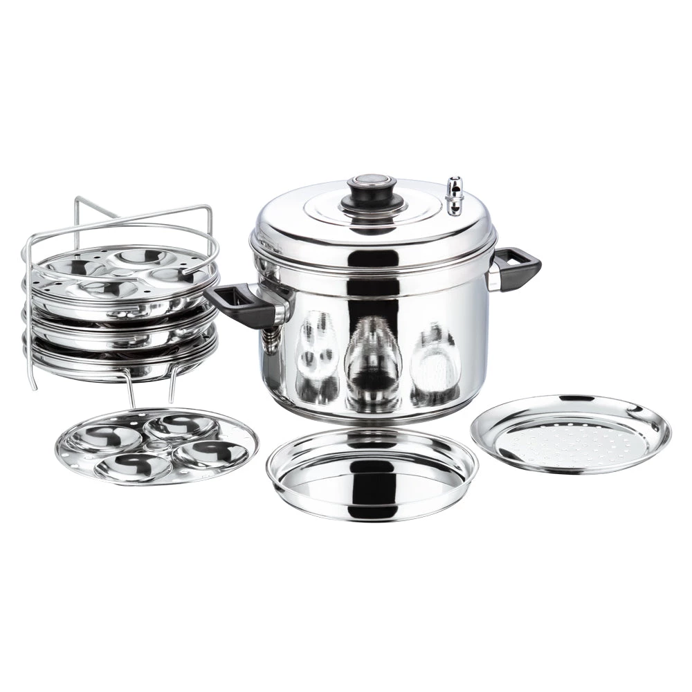 Vinod Cookware Vinod Stainless Steel Multi Pot (Induction Friendly) 7 Vinod Cookware Vinod Stainless Steel Multi Pot (Induction Friendly)