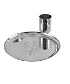 Vinod Cookware Kraft Serveware Vinod - Kraft Radiant Thali Set - 6 Pc 11 Vinod Cookware Kraft Serveware Vinod - Kraft Radiant Thali Set - 6 Pc