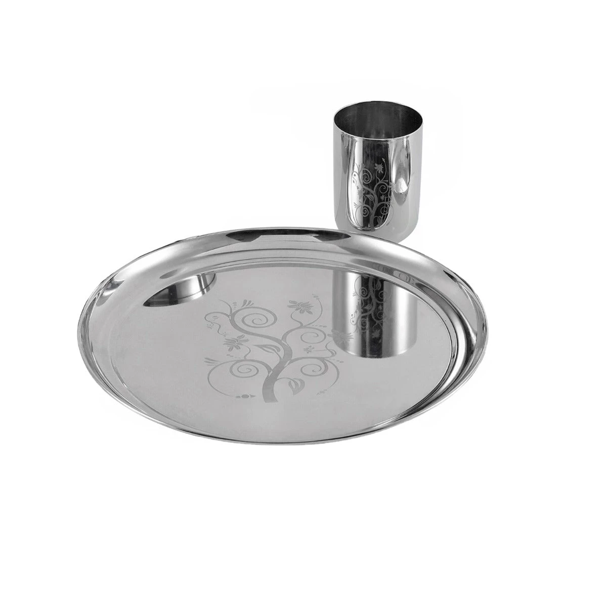 Vinod Cookware Kraft Serveware Vinod - Kraft Radiant Thali Set - 6 Pc 6 Vinod Cookware Kraft Serveware Vinod - Kraft Radiant Thali Set - 6 Pc