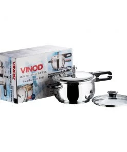 Vinod Cookware Vinod 18/8 Stainless Steel Splendid Plus Pressure Cooker