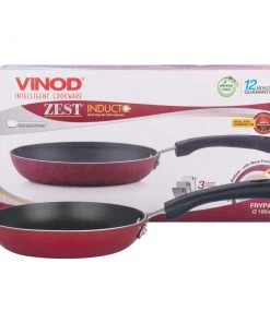 Vinod Cookware Vinod Zest Non Stick Fry Pan (Induction Friendly) Cookware 15 Vinod Cookware Vinod Zest Non Stick Fry Pan (Induction Friendly) Cookware