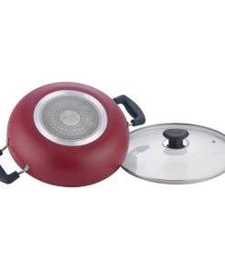 Vinod Cookware Vinod Zest Non Stick Kadai With Lid (Induction Friendly) Cookware