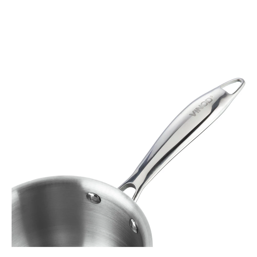 Vinod Cookware Cookware Vinod Platinum Triply Stainless Steel Saucepan With Lid 5 Vinod Cookware Cookware Vinod Platinum Triply Stainless Steel Saucepan With Lid