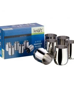 Vinod Cookware Kraft Madhur Glass Set - 6 Pc 13 Vinod Cookware Kraft Madhur Glass Set - 6 Pc