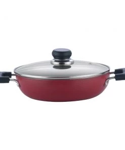 Vinod Cookware Vinod Zest Non Stick Kadai With Lid (Induction Friendly) Cookware