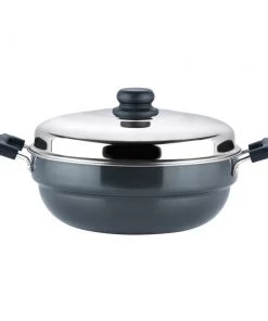 Vinod Cookware Cookware Vinod Hard Anodised Multi Kadai - 26 Cm (Induction Friendly)