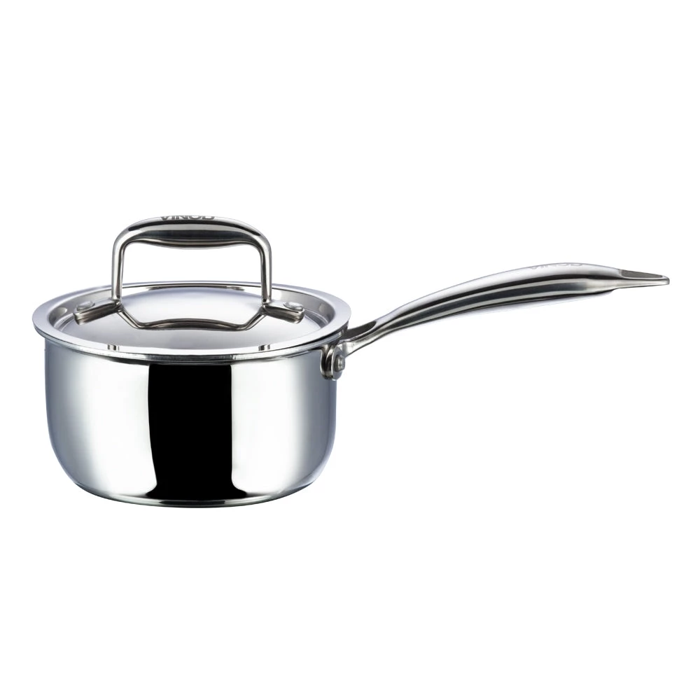 Vinod Cookware Cookware Vinod Platinum Triply Stainless Steel Saucepan With Lid 4 Vinod Cookware Cookware Vinod Platinum Triply Stainless Steel Saucepan With Lid