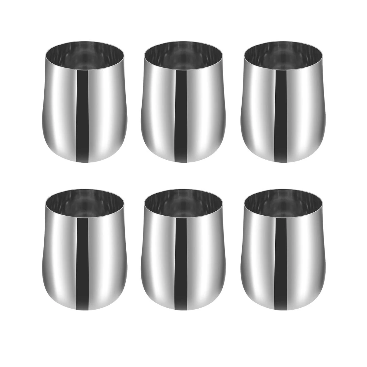 Vinod Cookware Kraft Madhur Glass Set - 6 Pc 6 Vinod Cookware Kraft Madhur Glass Set - 6 Pc