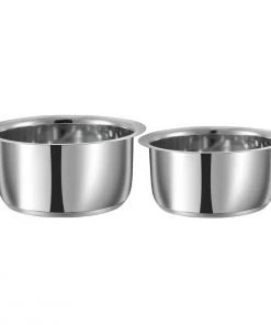 Vinod Cookware Vinod Stainless Steel 2 Pc Capsule Bottom Tope Without Lid -17, 18 Cm 8 Vinod Cookware Vinod Stainless Steel 2 Pc Capsule Bottom Tope Without Lid -17, 18 Cm