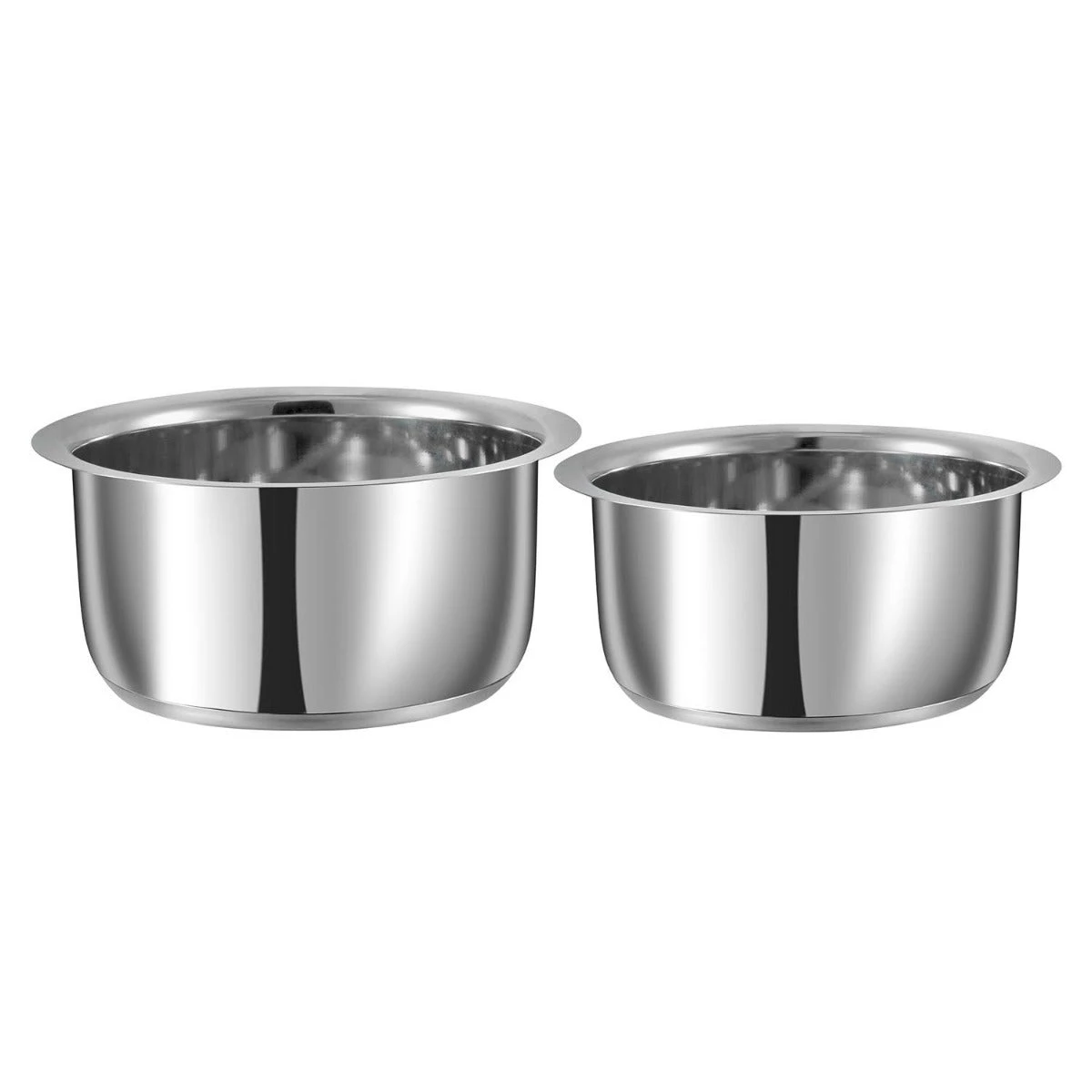 Vinod Cookware Vinod Stainless Steel 2 Pc Capsule Bottom Tope Without Lid -17, 18 Cm 5 Vinod Cookware Vinod Stainless Steel 2 Pc Capsule Bottom Tope Without Lid -17, 18 Cm