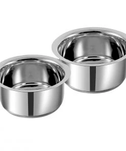 Vinod Cookware Vinod Stainless Steel 2 Pc Capsule Bottom Tope Without Lid -17, 18 Cm